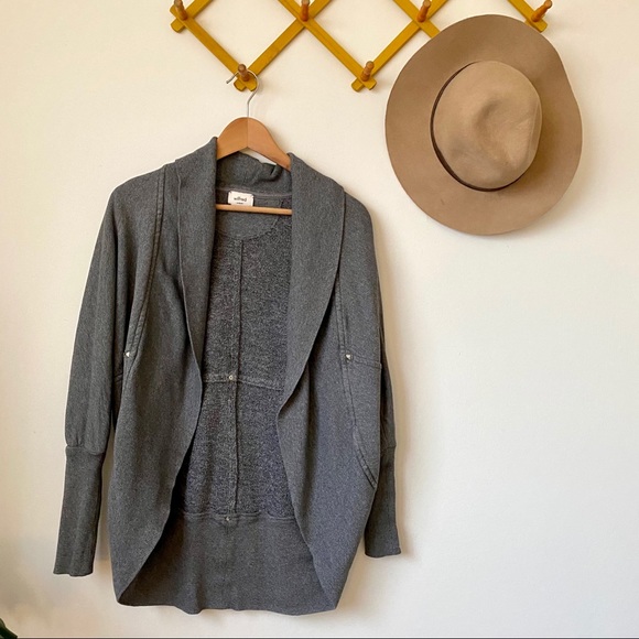 Aritzia | grey Diderot sweater long cardigan